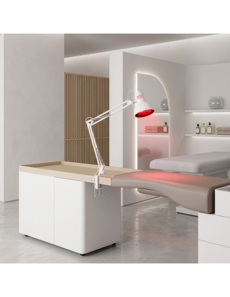 Lampe Infrarouge de Table Myso | Chaleur Réglable 250W Pro
