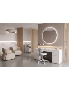 Tabouret Esthétique Ergonomique Sun dossier blanc| Hauteur & Inclinaison Réglables 2