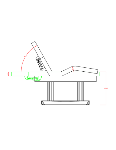 Table de Spa Électrique 4 Moteurs TENSOR Blanche - Weelko