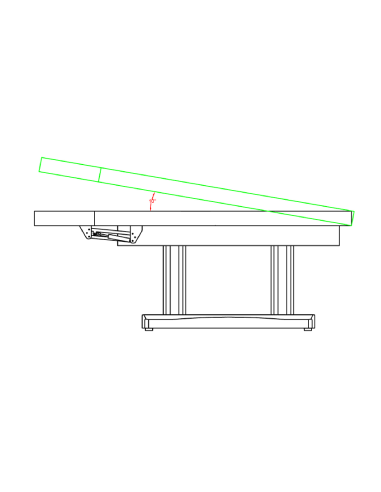 Table de Spa Électrique 4 Moteurs TENSOR Blanche - Weelko