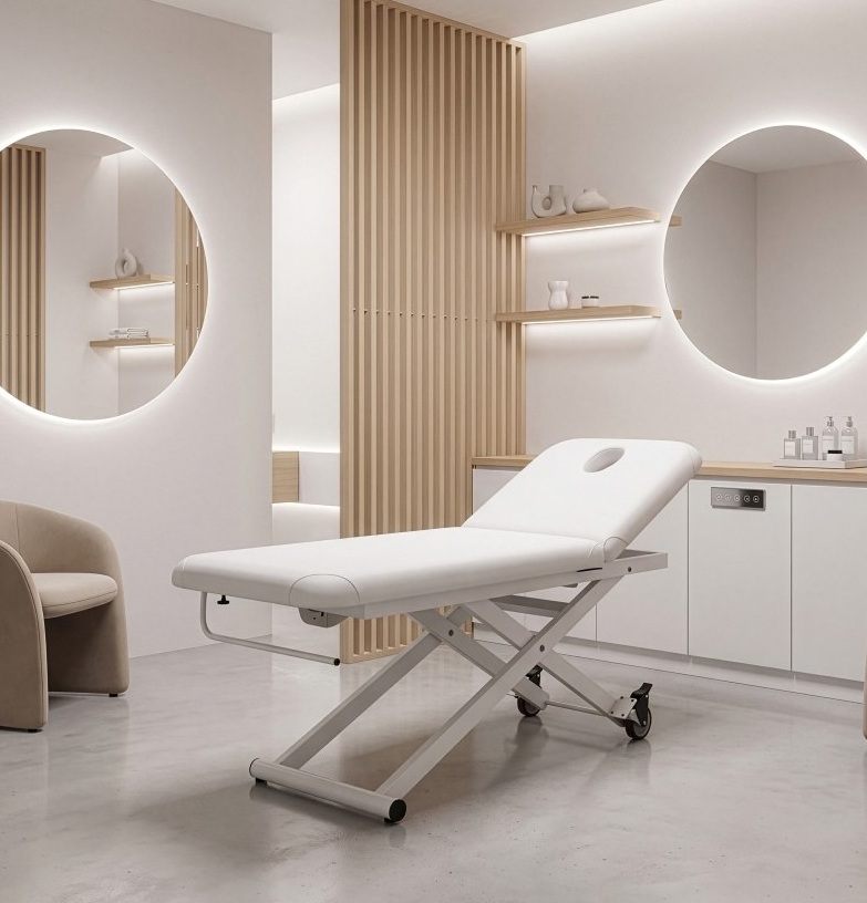 Table de massage kin&eacute; sant&eacute; SILVERFOX vente France avec Colombao
