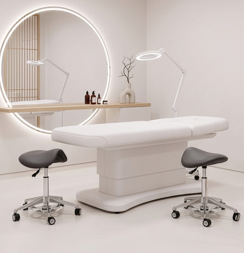 Tabouret ergonomique soins &eacute;quipement sant&eacute; SILVERFOX vente France avec Colombao