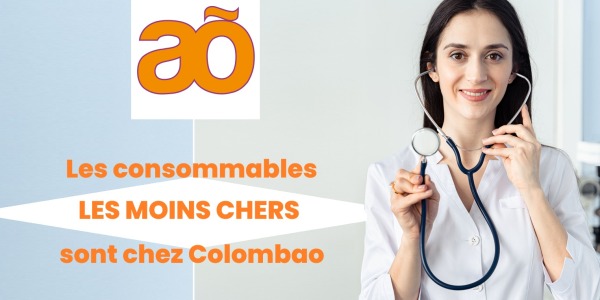 Les meilleurs prix des consommables pour cabinet médical / salon soins esthétiques spa sont chez Colombao !